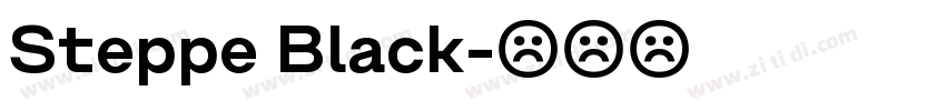 Steppe Black字体转换